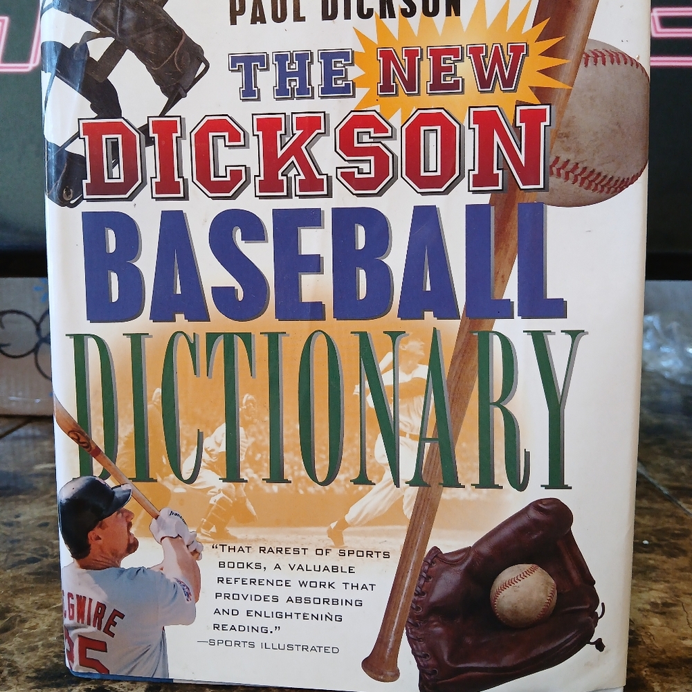 The New Dickson Baseball Dictionary - Hard Copy By Dickson, Paul - VERY GOODT
